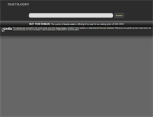 Tablet Screenshot of nurru.com